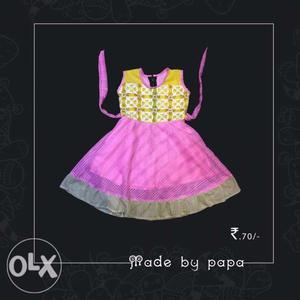Kid's frock whole sale rate 30 piece available.