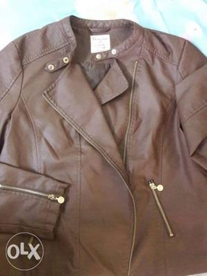 Ladies brand new leather jacket...never used