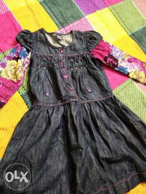 Liliput demim frock fit for 5-6 age