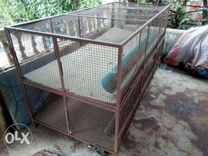Metal cage, suitable fr pet animals, few months