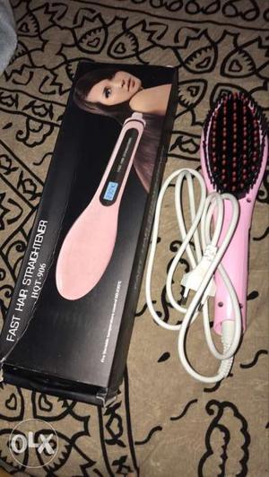 New fast hair straightner brush