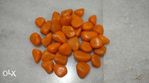 Orange colour Aquarium stone 10 kg