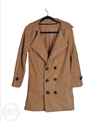Overcoat for winter,Size XL,Brand new,Khaki