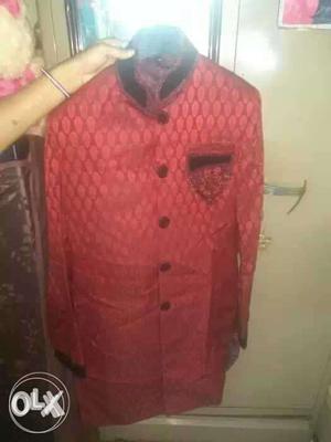 Red Indo western in good condition only 2 time