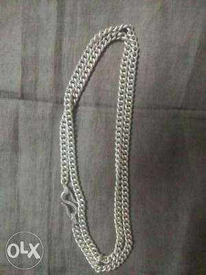 Silver chain 35gms. interested can call on