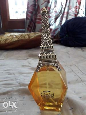Silver-colored Eiffel Tower-themed Perfume Bottle