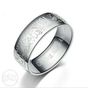 Stainless Steel Ring Men Islam Arabic