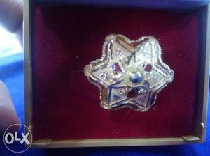 Star Shaped Gold ring Weight - 4 54 gram Ajay