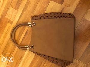 Tan colour bag from New look