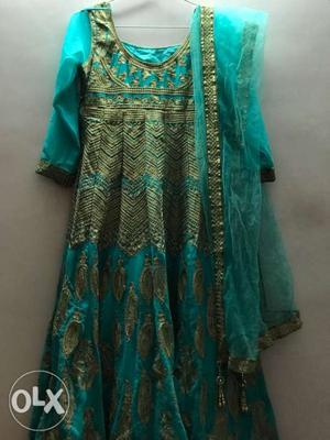 This also hand made design anarkali suit 100%