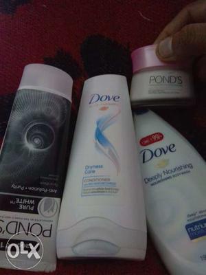 Unused product dove and ponds...