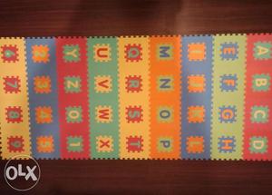 36 peice Baby Mat with alphabets & numbers