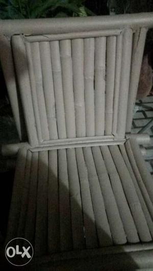 Beige Bamboo Chair