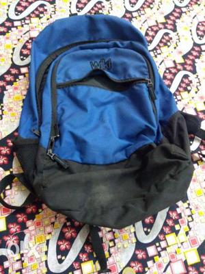Blue And Black Wiki Backpack