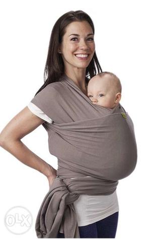 Boba Wrap to carry babies- Grey
