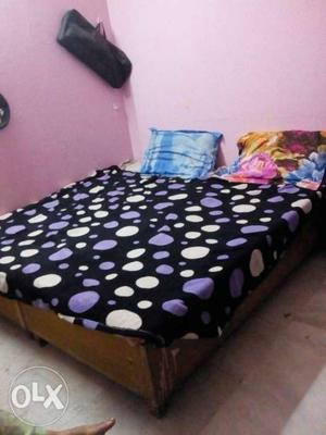 Double bed with space inside