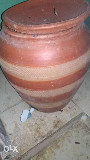 Gray Clay Vase