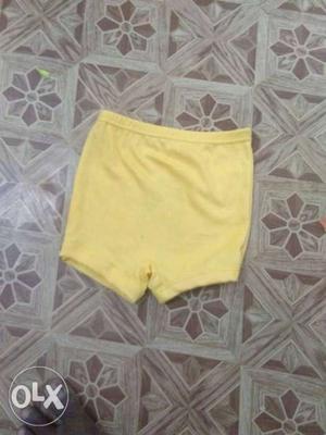 Kids Yellow Shorts