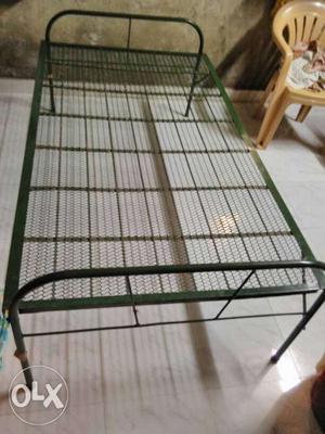 Metal foldable cot.New. for immediate sale.only