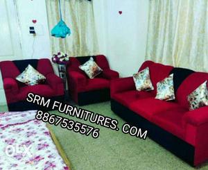 New sofas 3+1+1 with warranty direct home delivery