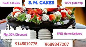 Only 450rs per kg All types of fresh cream cakes