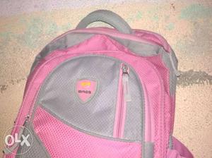 Pink And Gray Bags Backpack