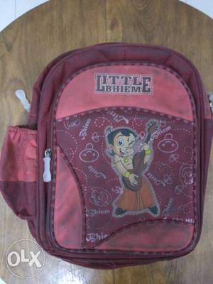 School bag. Suitable for LKG and UKG kids. Used