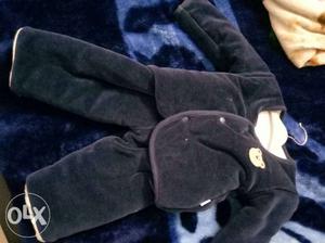 Toddler's Black Sweater And Black Pants
