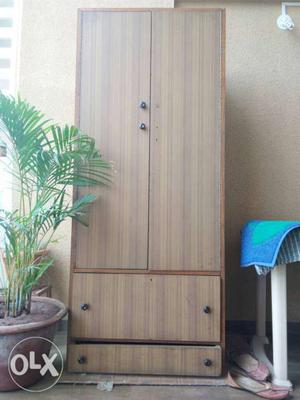 Wooden Cupboard with mirror and Shoe space
