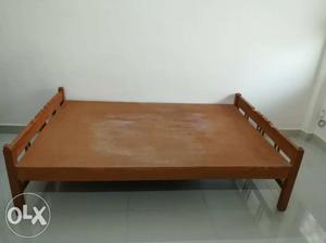 6 X 4 ft wooden bed. 5 yrs old, good condition
