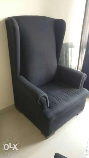 Al Pacino arm chair (black fabric), lightly used