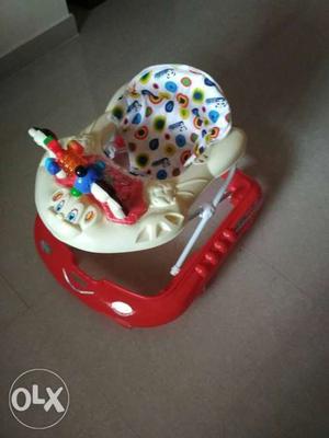 Baby's adjustable Walker, 2 months old. Took MRP , with