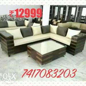High quality sofa set without centre table. tarun