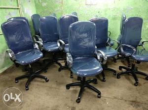 Office chair good condition blue colour