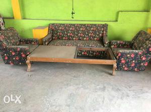 Sofa set 3+1+1 for sale no damages everything