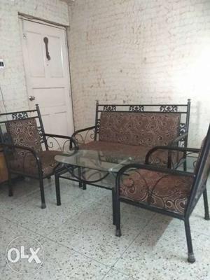 Sofa set rotiron with centre table