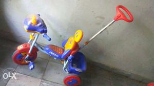 Toddler's Blue And Yellow Trike