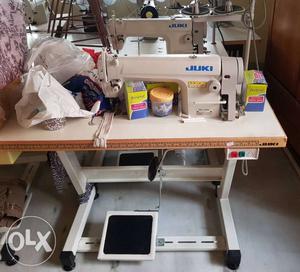 White And Gray Juki Sewing Machine
