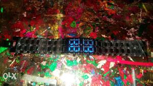 Black And Blue LED Watch