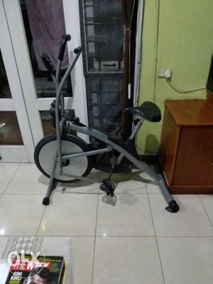 Black And Gray Stationary Bike