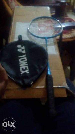 Black Yonex Badminton Racket With Case