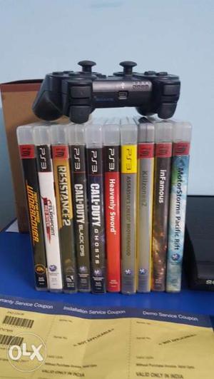 Book BOX PS3 games section with full collection of 25 setPS3