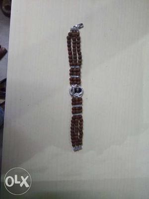 Brown And Silver-colored Bracelet