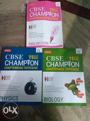 Cbse Champion Book Of 3 Subjects-physics,biology