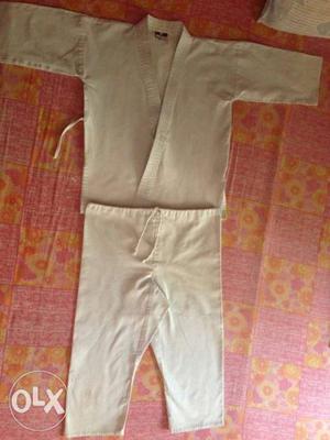 Excellent condition white karate dress for kids..