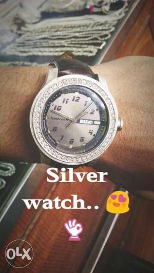 Fastrack watch with Silver frame ##unique