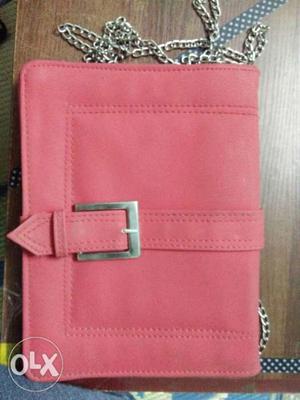 Girls pink purse not used much good condition