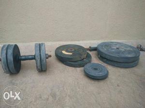 Gym Plates/ Chest bench