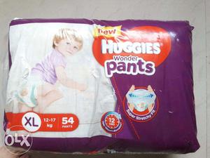 Huggies Wonder Pants Diaper and Johnson Baby Wipes (Unopened