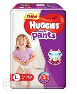 Huggies Wonder pants small,mediumz large size at 30% less